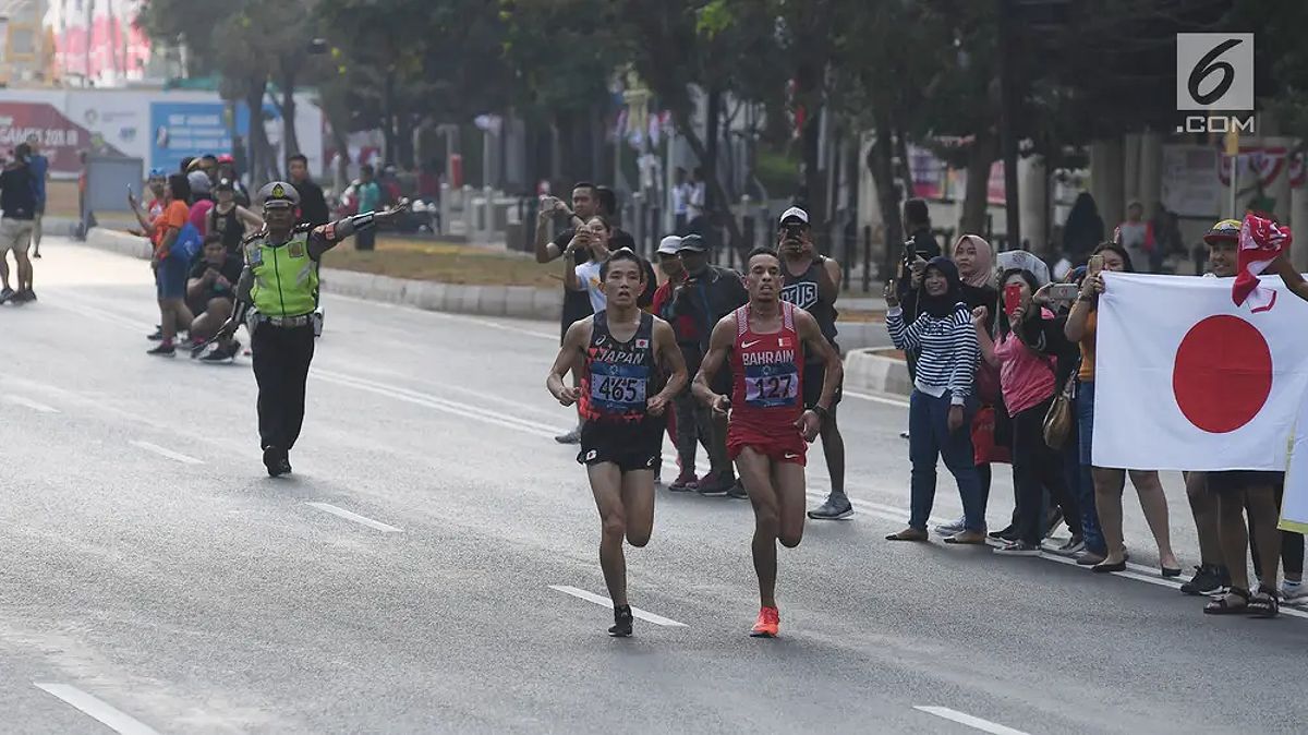 Pelari Jepang Hiroto Inoue Juara Maraton 42 Kilometer