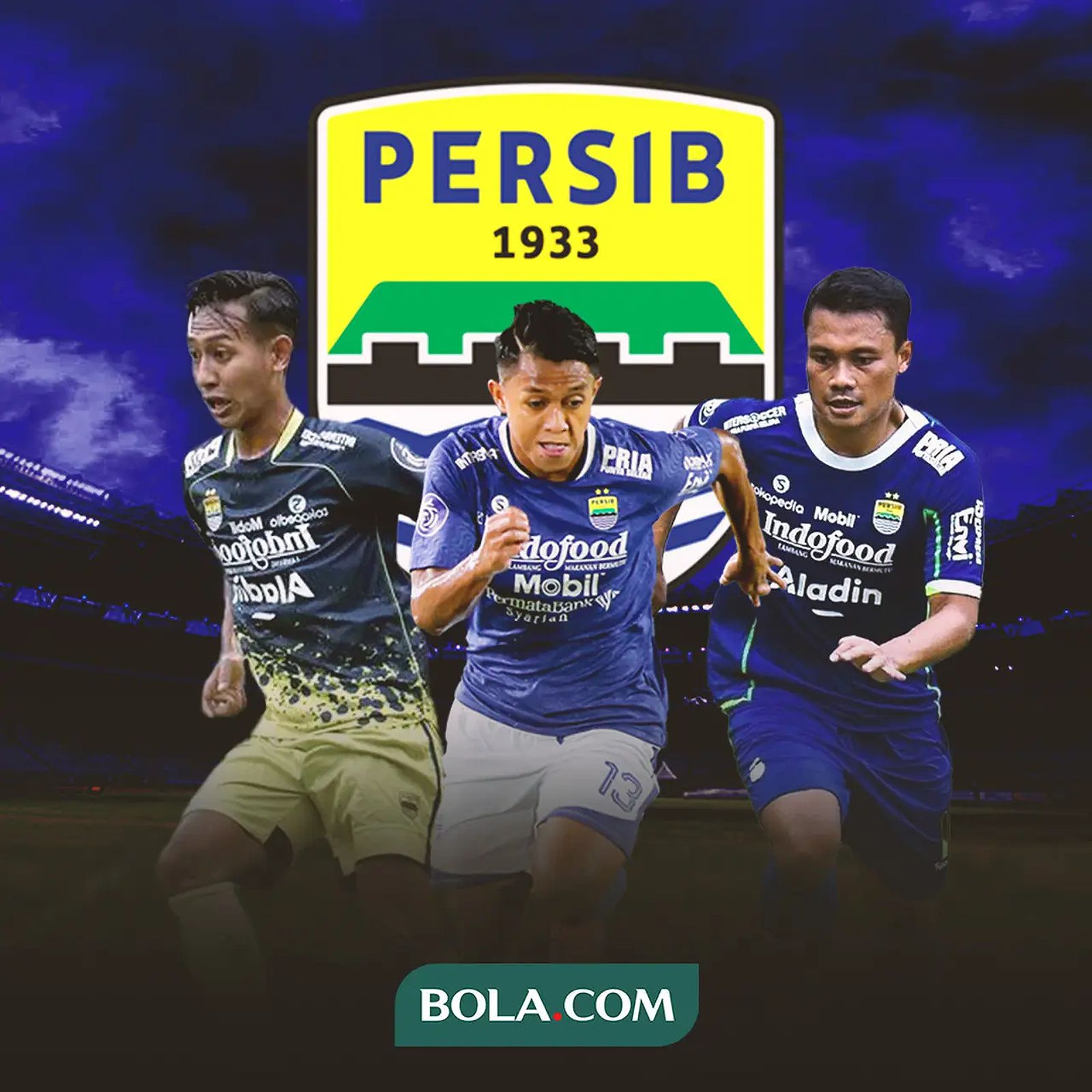 Persib - Febri Hariyadi, Dedi Kusnandar, dan Beckham Putra