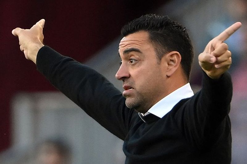 Reaksi pelatih Barcelona, Xavi Hernandez