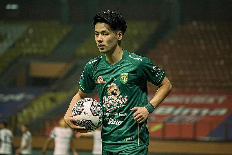 Taisei Marukawa saat merayakan gol